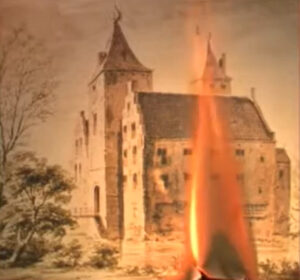 De brand op kasteel amerongen in 1673