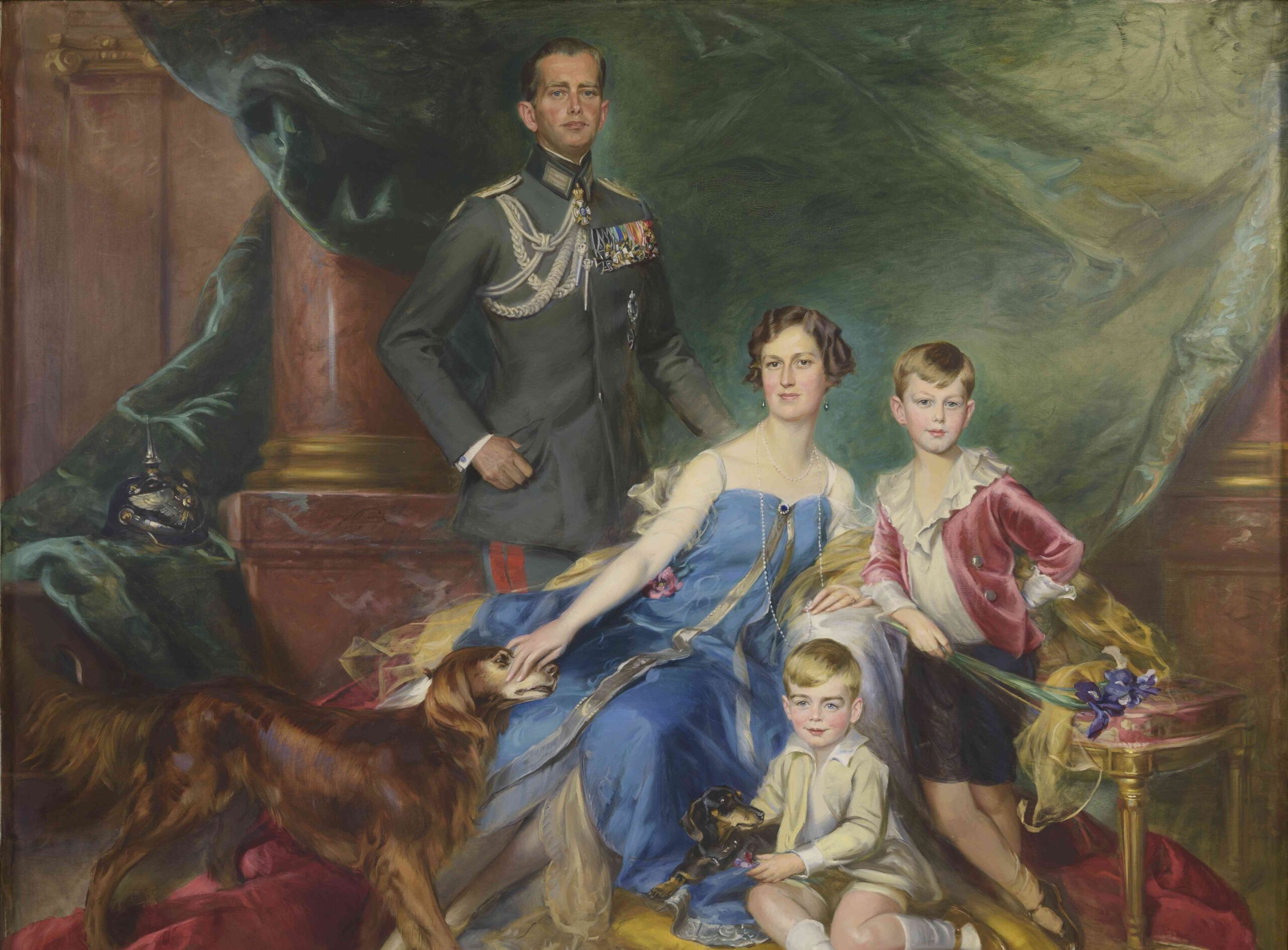 Schilderij door Piersch van familie Von Ilsemann